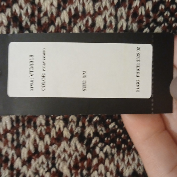 New Vertigo Paris Multi Color Poncho/Shawl Size S/M - Picture 4 of 6